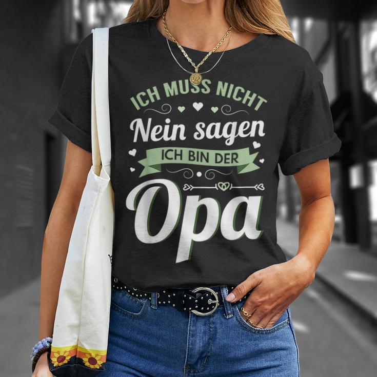 Herren Opa Vatertag Papa Spruch Grossvater Geschenk T-Shirt Geschenke für Sie