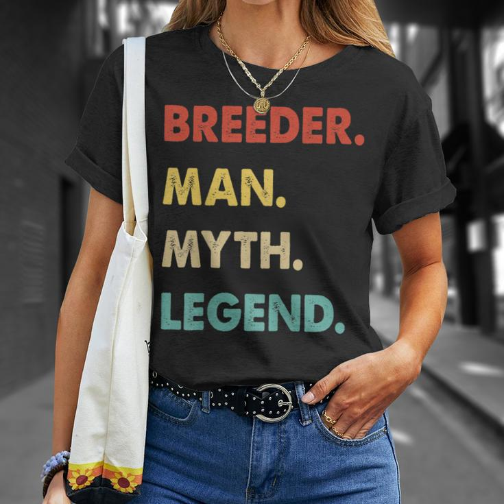 Herren Züchter Mann Mythos Legende T-Shirt Geschenke für Sie