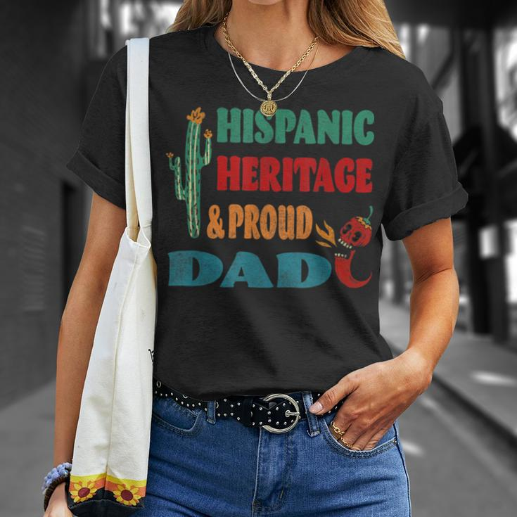 Hispanic Heritage &Amp Proud Dad Unisex T-Shirt Gifts for Her