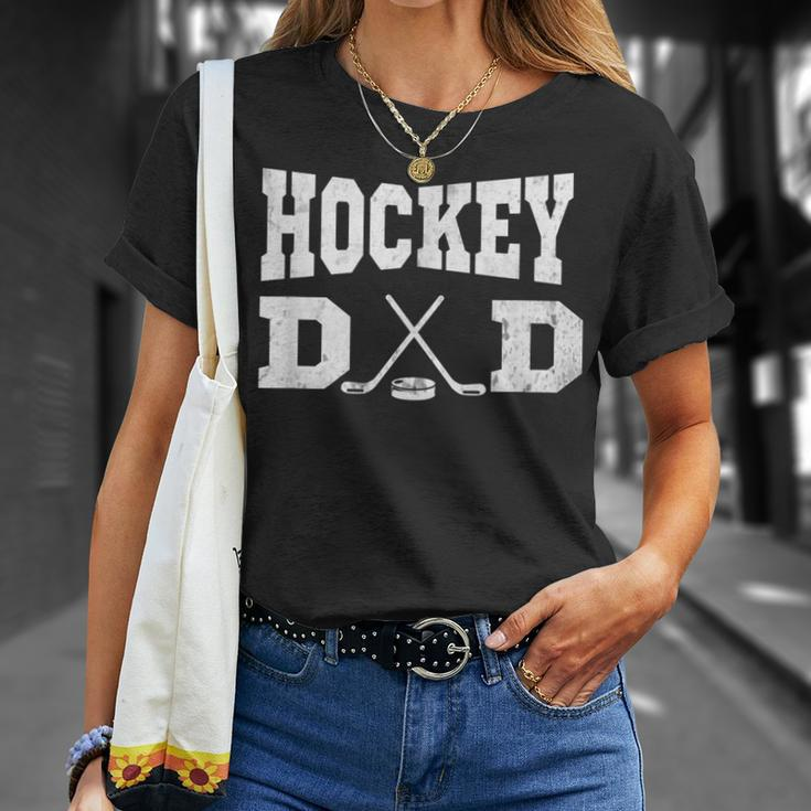 Hockey Dad Hockey Dad T-Shirt Gifts for Her
