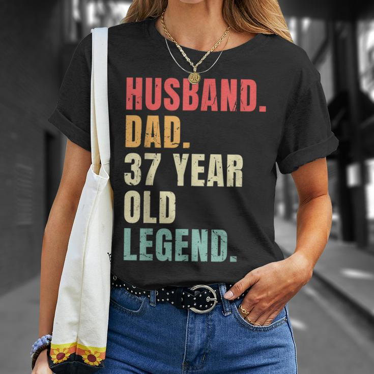 Husband Dad 37 Year Old Legend Retro Vintage 37Th Birthday Gift For Mens Unisex T-Shirt Gifts for Her