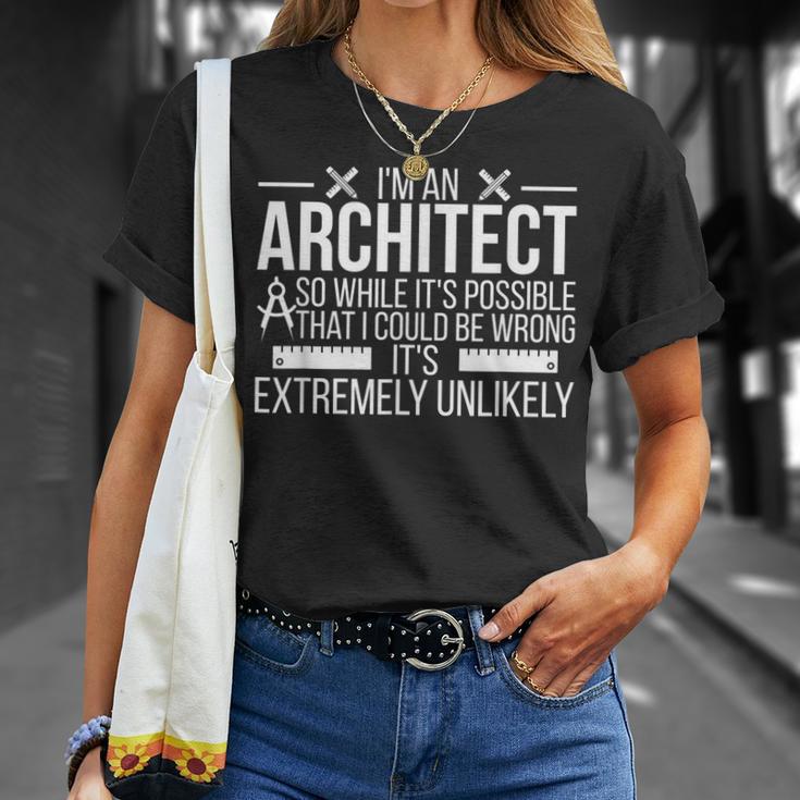 Ich Bin Ein Architekt Architekturarchitekten T-Shirt Geschenke für Sie