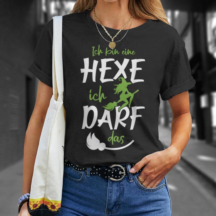 Ich Bin Eine Hexe Ich Darf Das I Halloween Kostüm Witch T-Shirt Geschenke für Sie