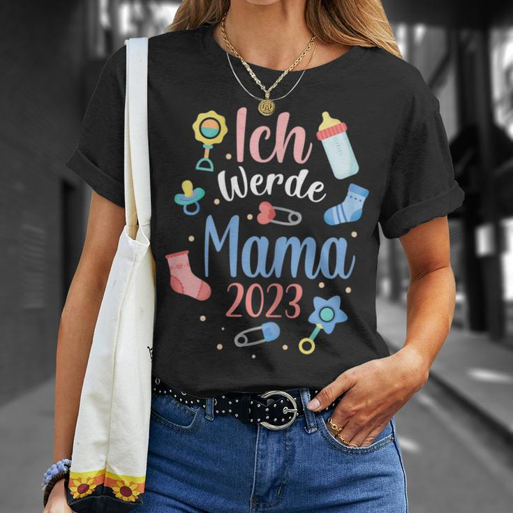Ich Werde Mama 2023 T-Shirt, Süßes Outfit für werdende Mütter Geschenke für Sie