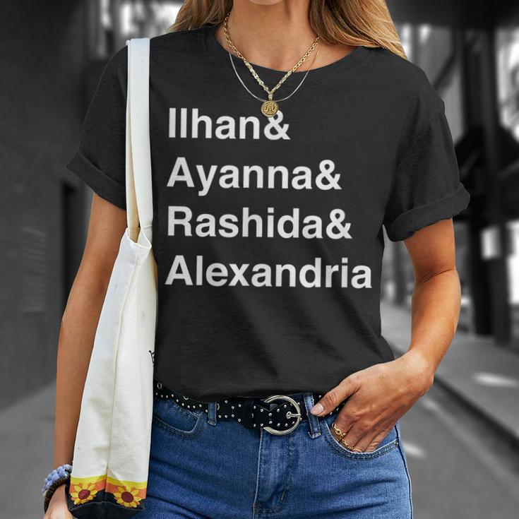 Ilhan Ayanna Rashida Alexandria Congress Democrat Unisex T-Shirt Gifts for Her