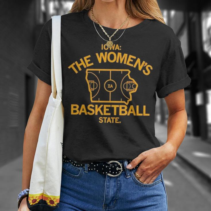 Iowa The Women’S Basketball State Unisex T-Shirt Gifts for Her