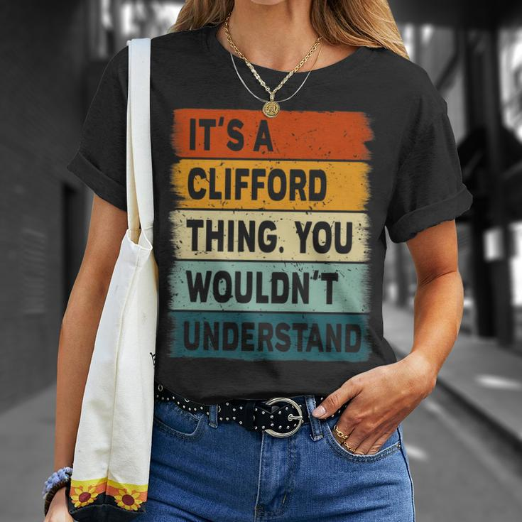 Mens Its A Clifford Thing Clifford Name Personalized T-Shirt Gifts for Her