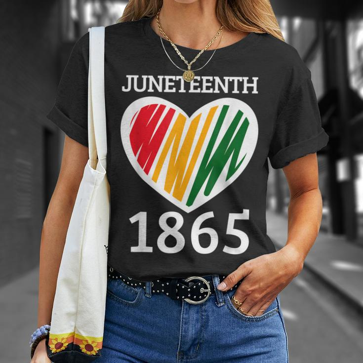 Junenth 1865 African American Freedom Day Unisex T-Shirt Gifts for Her