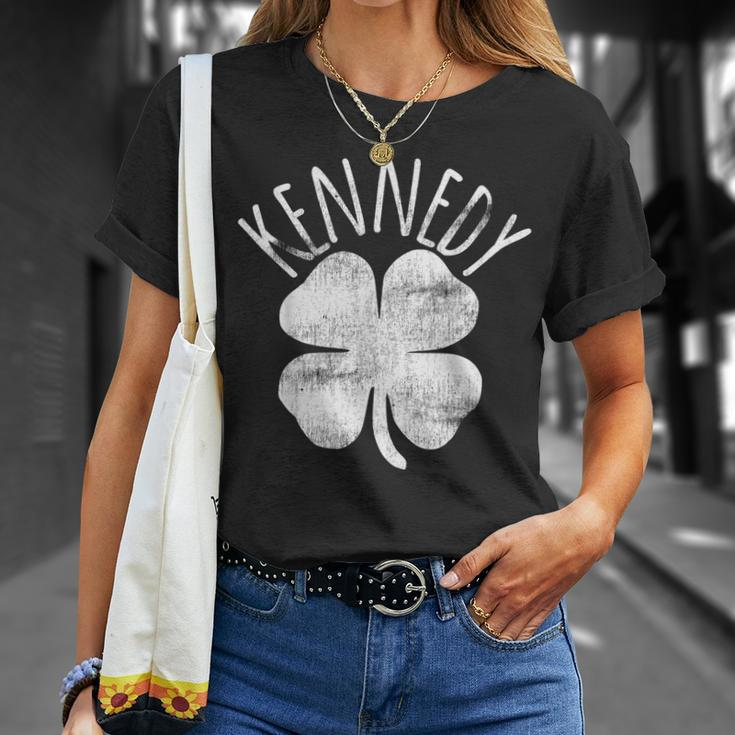 Kennedy St Patricks Day Irish Family Last Name Matching Unisex T-Shirt Gifts for Her