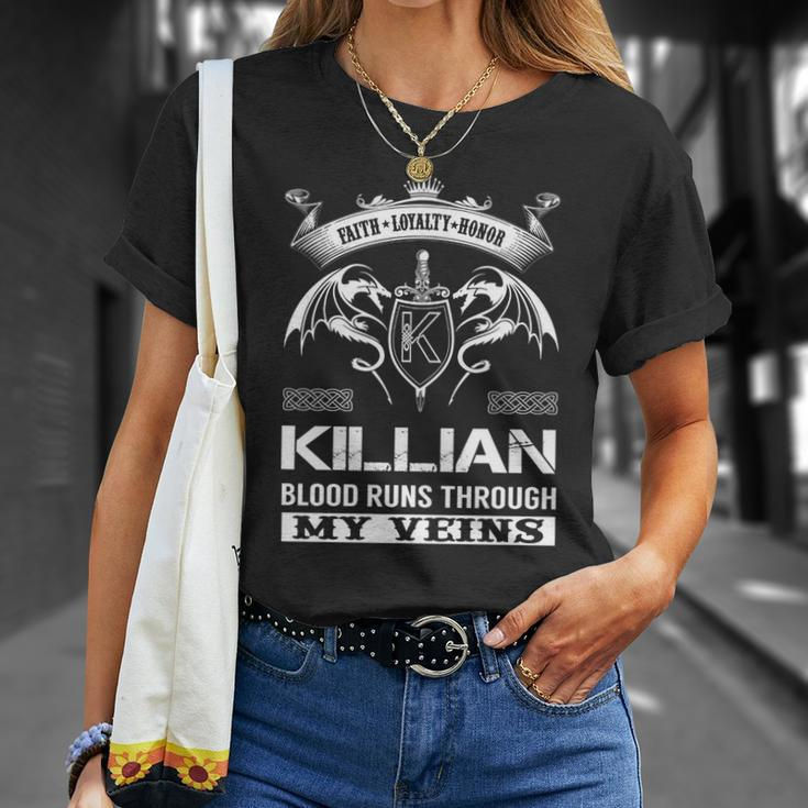Killian Blood Runs Through My Veins Unisex T-Shirt Gifts for Her