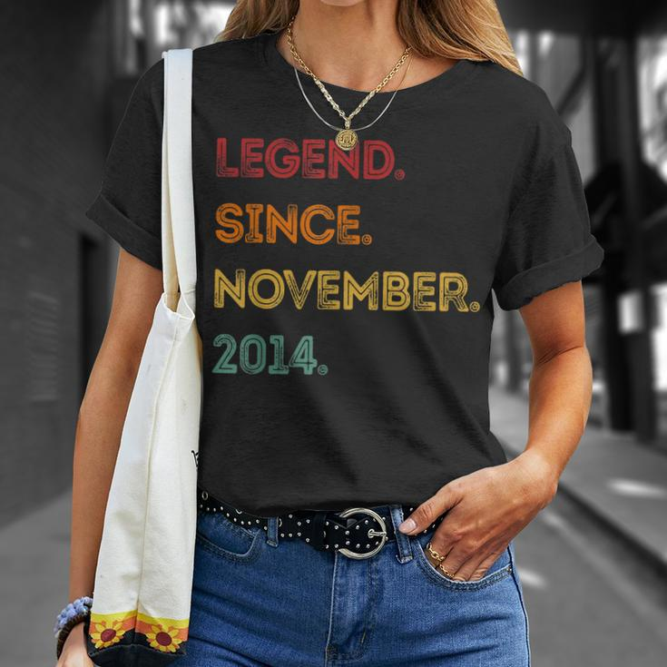 Legend Since November 2014 6 Geburtstag Geschenk 6 Jahre T-Shirt Geschenke für Sie