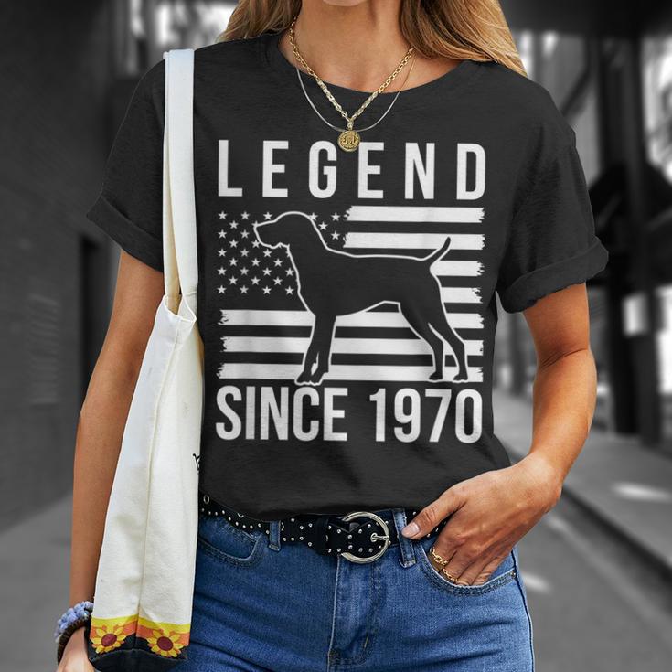 Legende Seit 1970 Deutscher Kurzhaarzeiger Jagdhund T-Shirt Geschenke für Sie