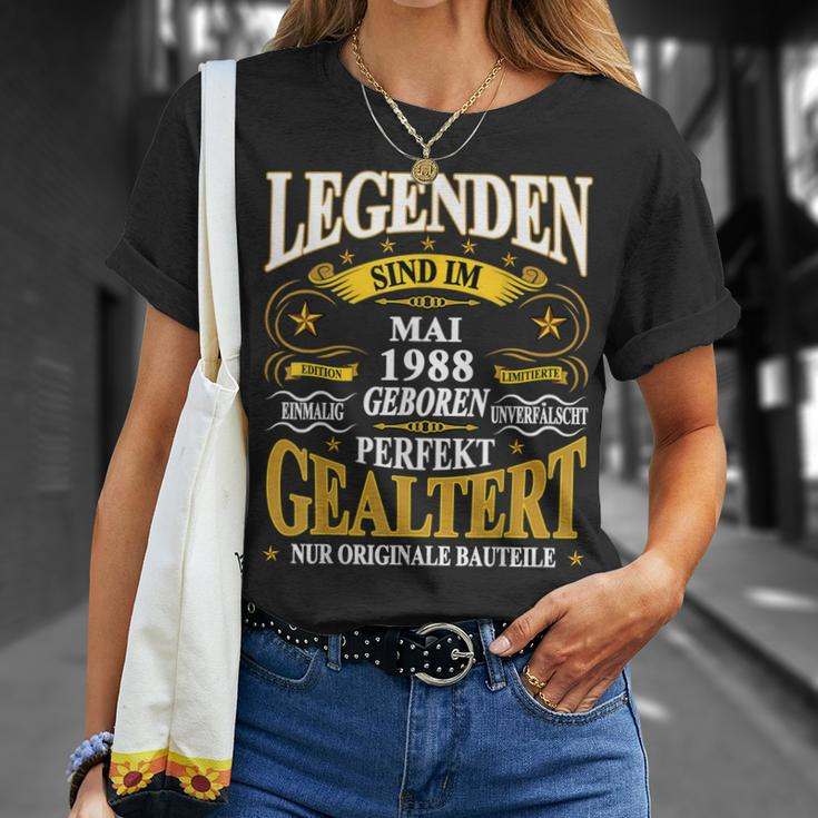 Legenden Sind Im Mai 1988 Geboren 35 Geburtstag Lustig V2 T-Shirt Geschenke für Sie