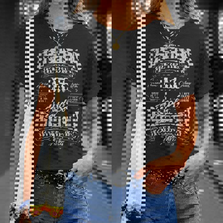 Legends Were Born In 1936 Year Of Birth Birthday Unisex T-Shirt Gifts for Her