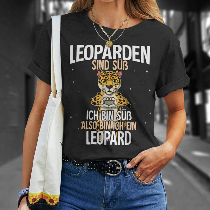 Leoparden Sind Süß Leopard T-Shirt Geschenke für Sie