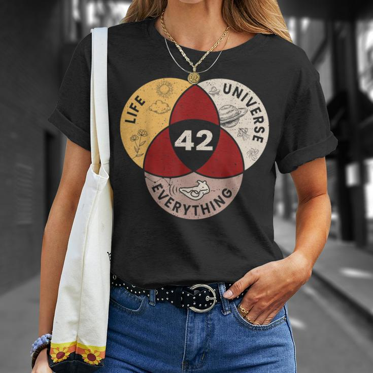 Life The Universe And Everything 42 Answer To Life Unisex T-Shirt Gifts for Her