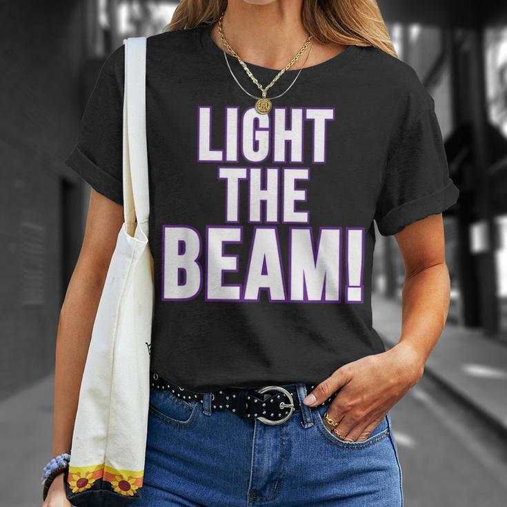Light The Beam Sacramento Unisex T-Shirt Gifts for Her