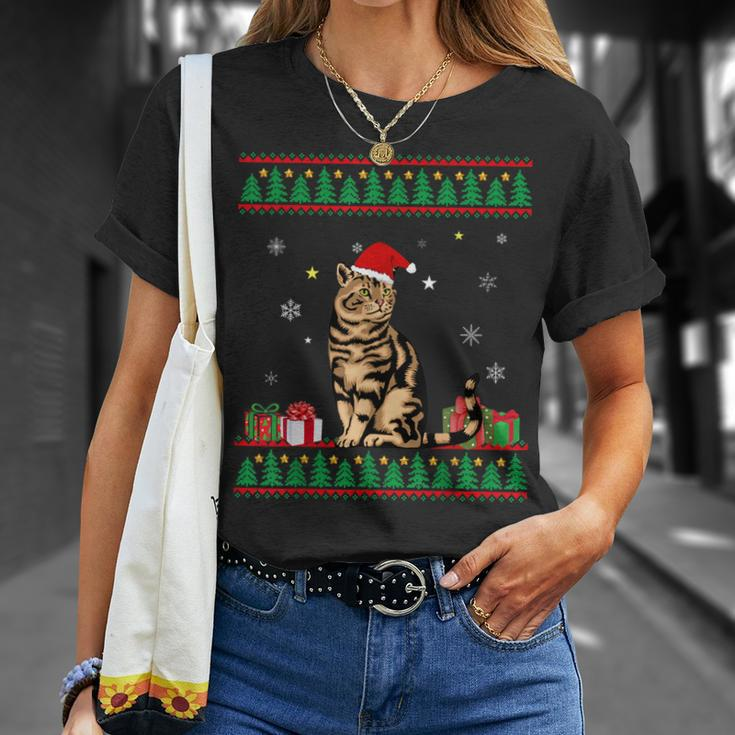 Lustige Katzenliebhaber Süße Katze Weihnachts T-Shirt Geschenke für Sie