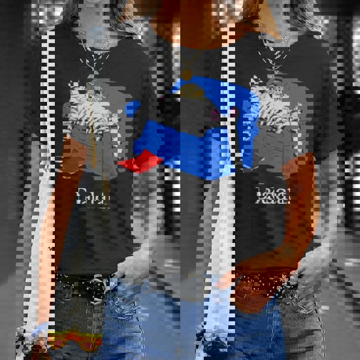 Lzrcat Dadcat Unisex T-Shirt Gifts for Her