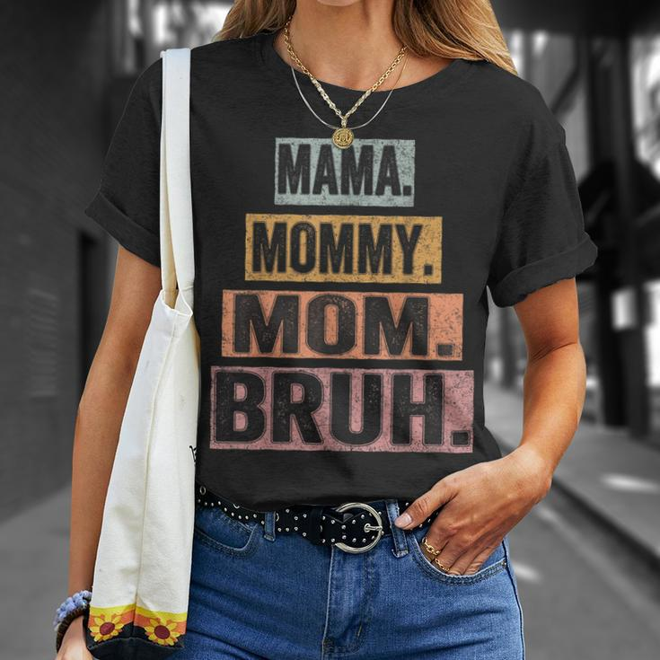 Mama Mommy Mom Bruh Mothers Day Vintage Mother Funny Unisex T-Shirt Gifts for Her