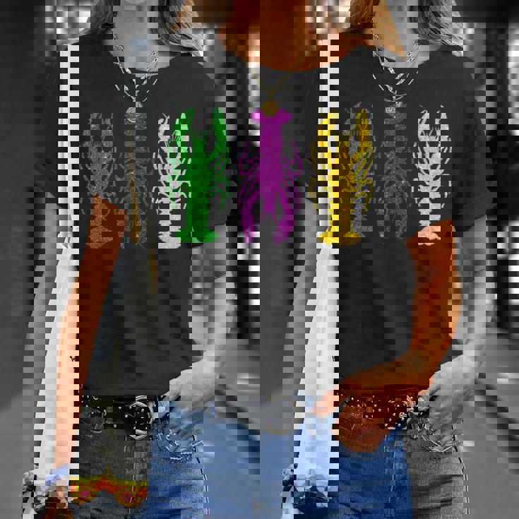 Mardi Gras Crawfish Mardi Gras Carnival Party Festival T-shirt Gifts for Her