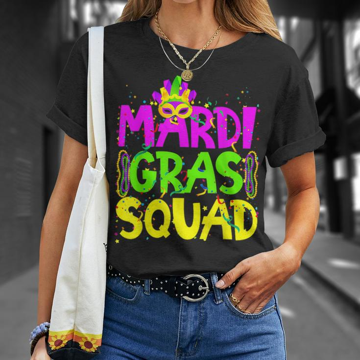 Mardi Gras Squad Party Costume Outfit Mardi Gras T-shirt Gifts for Her