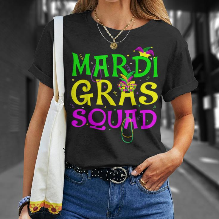 Mardi Gras Squad Party Costume Outfit Mardi Gras V2 T-Shirt Gifts for Her