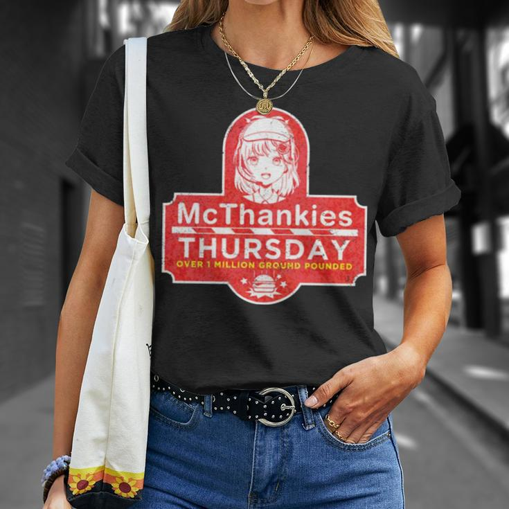 Mcthankies Thursday Hololive Unisex T-Shirt Gifts for Her