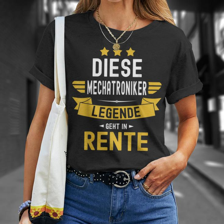 Mechatroniker Rentner T-Shirt, Legende Geht In Rente Design Geschenke für Sie