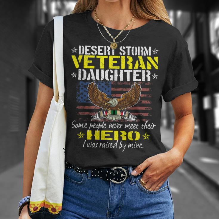 Some Never Meet Their Hero - Desert Storm Veteran Daughter T-shirt Gifts for Her