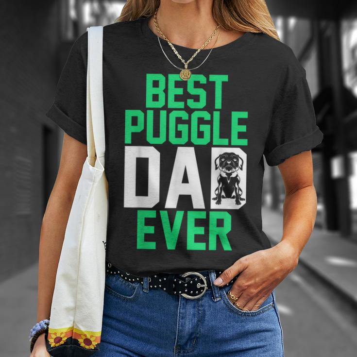 Mens Pet Owner Animal Dog Lover Daddy Best Puggle Dad Ever Puggle Unisex T-Shirt Gifts for Her