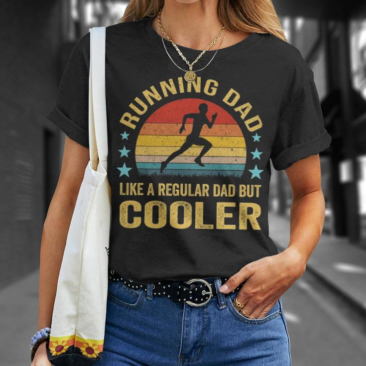 Mens Running Dad - Funny Marathon Runner Fathers Day Gift Unisex T-Shirt Gifts for Her