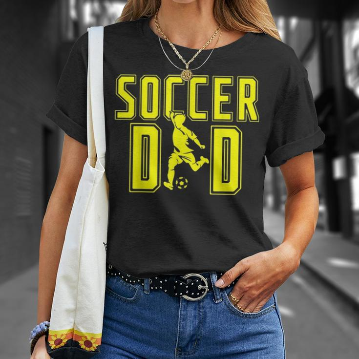 Mens Soccer Dad Life For Fathers Day Birthday Gift For Men Funny V2 Unisex T-Shirt Gifts for Her