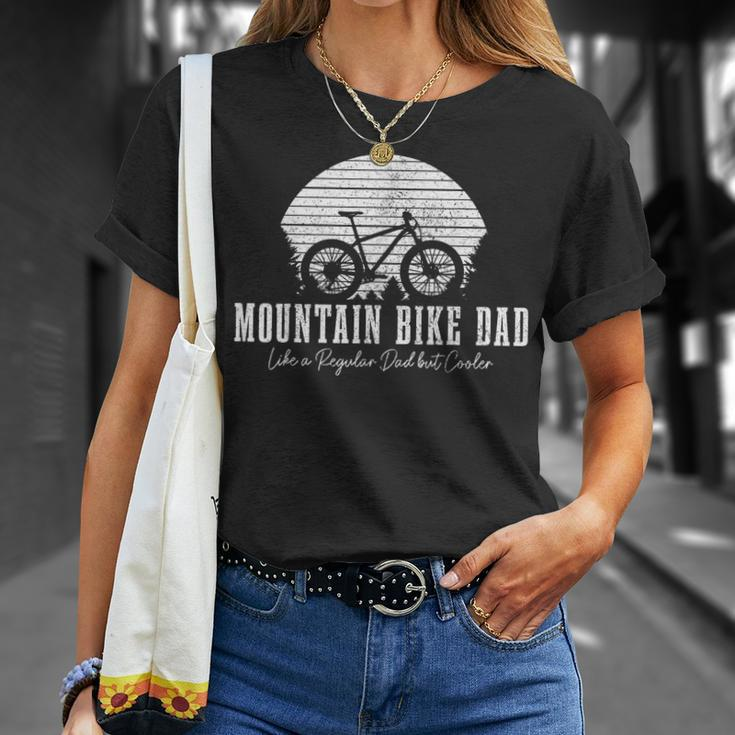 Mens Mountain Bike Dad Vintage Mtb Downhill Biking Cycling Biker T-Shirt Gifts for Her
