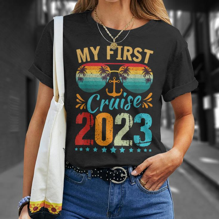 My First Cruise 2023 Family Vacation Cruise Ship Travel Unisex T-Shirt Gifts for Her