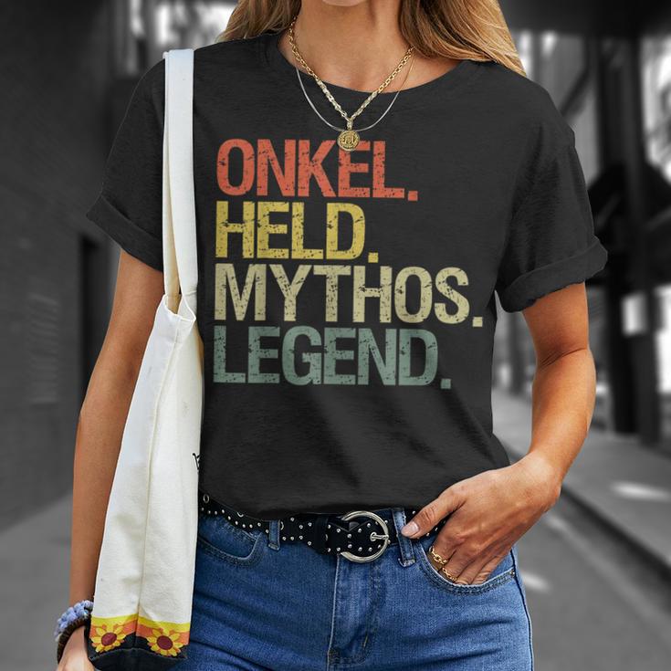 Onkel Held Mythos Legende T-Shirt Geschenke für Sie