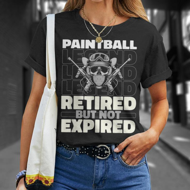 Paintball Im Ruhestand Sport Spieler Paintballer Paintball T-Shirt Geschenke für Sie