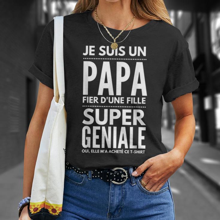 Papa Mädchen T-Shirt für Herren, Witzig zum Geburtstag Geschenke für Sie