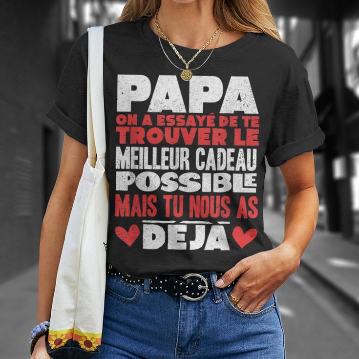 Papa Zum Vatertag Geschenk Für Papa Geburtstag Vater V4 T-Shirt Geschenke für Sie