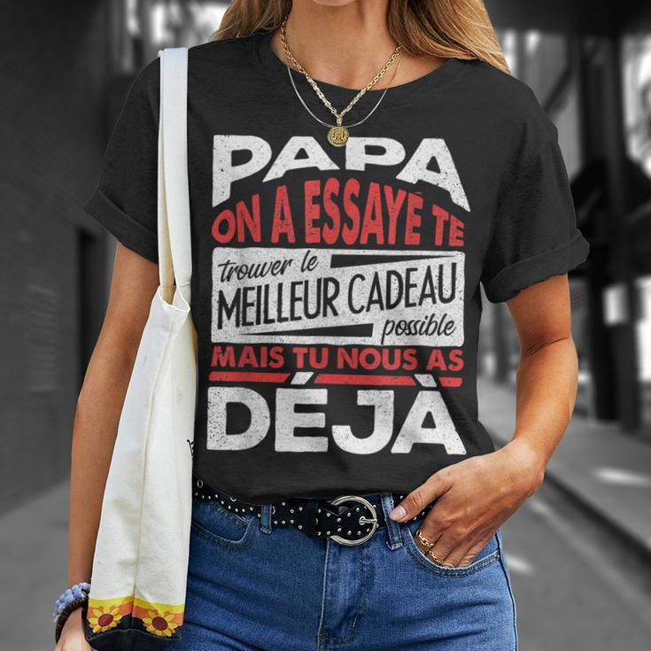 Papa Zum Vatertag Geschenk Für Papa Geburtstag Vater V6 T-Shirt Geschenke für Sie