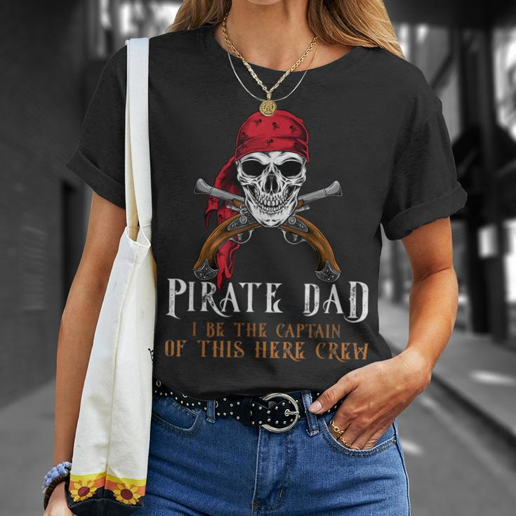 Pirat Papa Ich Bin Der Kapitän Halloween-Kostüm Cool T-Shirt Geschenke für Sie