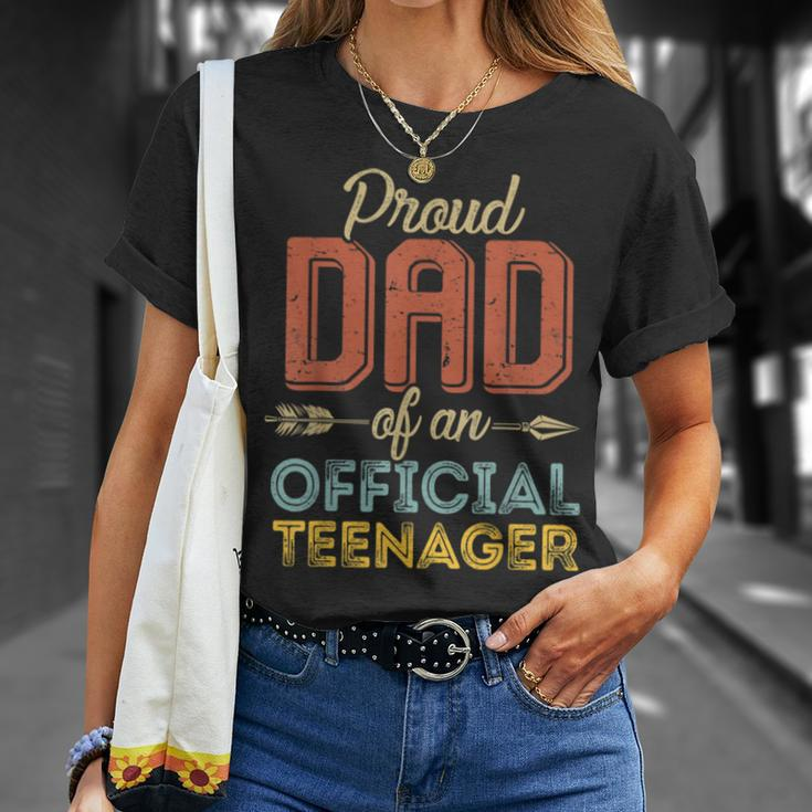 Proud Dad Of Official Teenager 13Th Birthday 13 Years Old V2 Unisex T-Shirt Gifts for Her