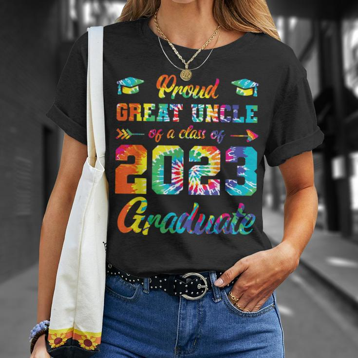 Proud Great Uncle Of A Class 2023 Graduate Senior 23 Tie Dye Unisex T-Shirt Gifts for Her