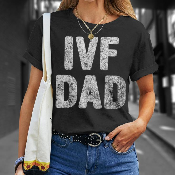 Mens Proud Ivf Dad Mens Infertility Awareness Daddy T-Shirt Gifts for Her