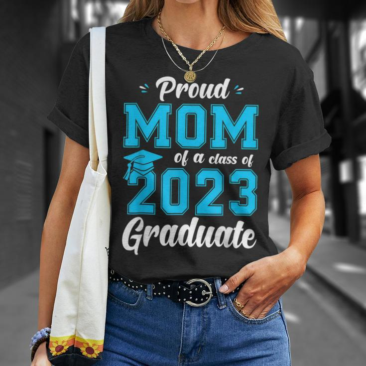 Proud Mom Of A Class Of 2023 Graduate Senior Graduation T-Shirt Gifts for Her