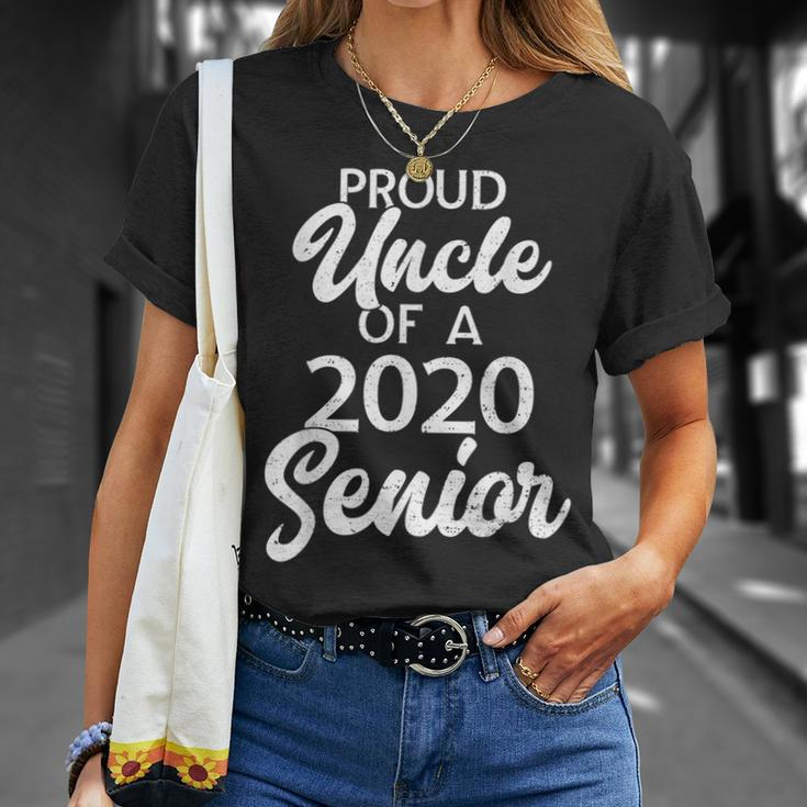 Proud Uncle Of A 2020 Senior High School Graduate Gift Unisex T-Shirt Gifts for Her