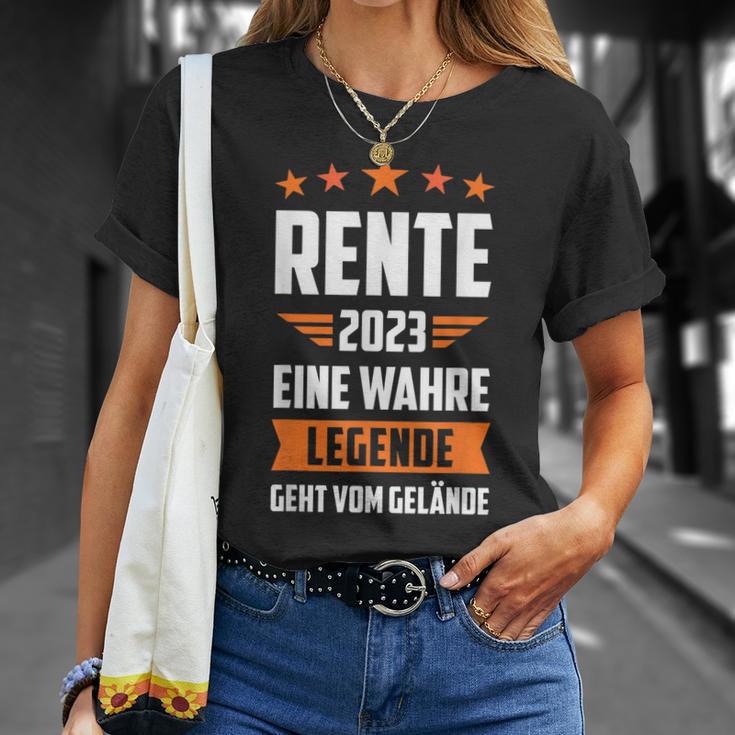 Rentner 2023 Eine Legende Geht In Rente V2 T-Shirt Geschenke für Sie