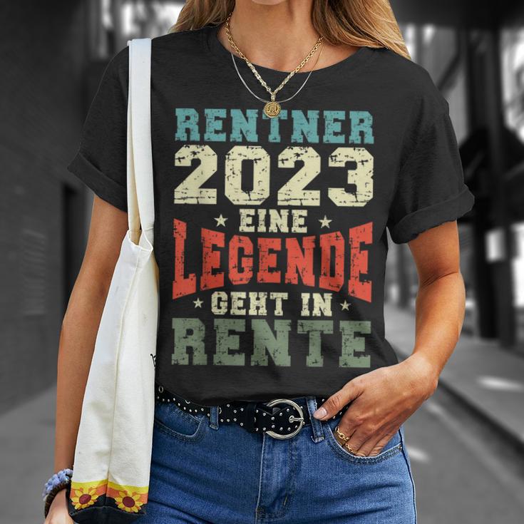 Rentner 2023 Rente Spruch Retro Vintage T-Shirt Geschenke für Sie