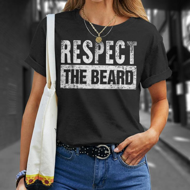 Respect The Beard T-Shirt Gifts for Her