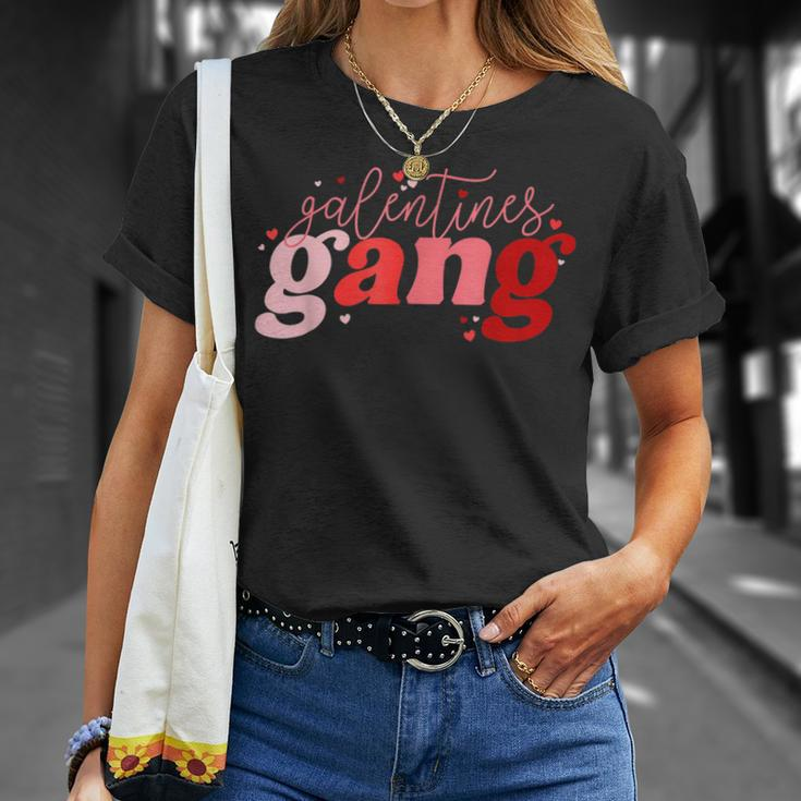 Retro 2023 Valentines Day Galentines Gang T-Shirt Gifts for Her